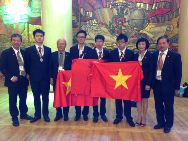 Việt Nam giành 1 Huy chương vàng kỳ thi Olympic Hóa học quốc tế 2013